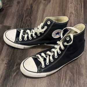 Converse Black and White High-Tops